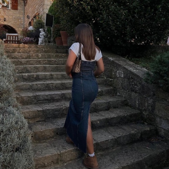 NEW Zara denim midi dress - Picture 13 of 16